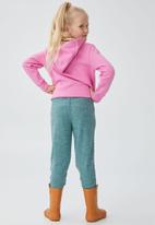Cotton On - Super soft marlo trackpant - turtle green marle