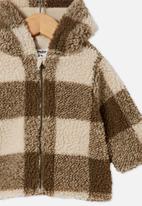 Cotton On - Remi jacket - smokey brown/rainy day annalise check