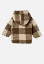 Cotton On - Remi jacket - smokey brown/rainy day annalise check