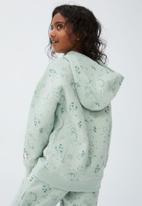 Cotton On - Gemma jacquard hoodie - stone green