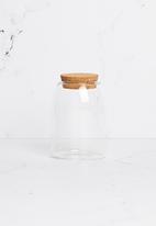 Sixth Floor - Storage glass cannister set of 3 - clear