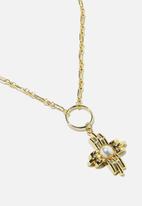 Rubi - Premium luxe pendant necklace - gold 