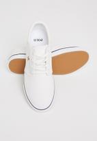 POLO - Classic canvas sneaker - off white