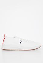 POLO - Classic knit runner - white