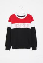 Rebel Republic - Fortnite colourblock sweater - multi 