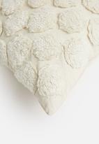 Sixth Floor - Tufted dobby cushion cover - marshmallow