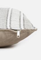 Hertex Fabrics - Lounging Outdoor cushion cover - silver