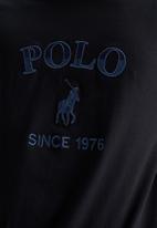 POLO - Logo Long sleeve Tee - Navy