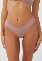 Cotton On - The invisible g string brief - soft mauve
