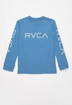 RVCA - Big fills long sleeve boy - french blue