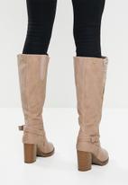 Miss Black - Delta2 knee length boot - pink
