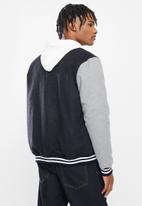 Cotton On - Varsity jacket - navy & grey
