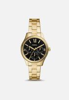 Fossil - Rye dress stainless steel - gold & black
