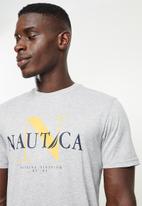 Nautica - Novo short sleeve tee - grey heather