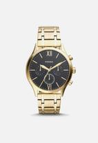 Fossil - Fossil 44mm fenmore stainless steel - gold