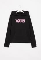 Vans - Gr flying v hoodie girls - black & begonia pink