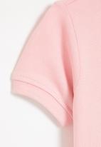 POLO - Girls classic short sleeve golfer - pink