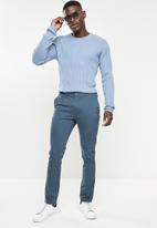 Pierre Cardin - Pc stretch chino pant - airforce blue