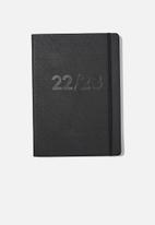 Typo - 2022 23 A4 weekly buffalo diary - jet black