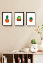 Sugar & Vice - Colour cactus wall art