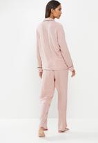 Superbalist - Sleep shirt & pants set - dusty pink