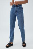 Cotton On - Mom jean - reef blue