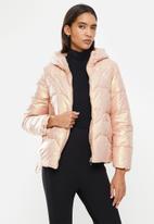 Stella Morgan - Long sleeve puffer jacket - pink