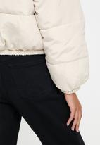 Stella Morgan - Long sleeve puffer jacket - cream