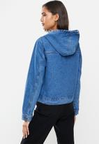 Noisy May - Maja long sleeve jacket - medium blue denim