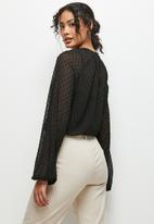 MILLA - Raglan blouse - black
