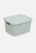 Storage Solutions - Storage box with lid - matt green