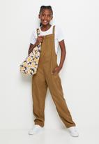 Superbalist - Relaxed dungaree - brown