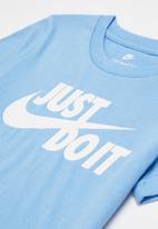 Nike - Nkb jdi swoosh split tee - university blue