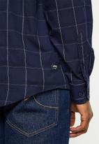 JEEP - Long sleeve yd check shirt-navy/white-jeep - multi 