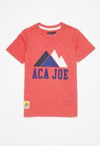 Aca Joe - Aca joe high square outdoor  tee - red