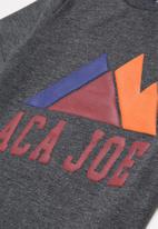 Aca Joe - Aca joe high square outdoor  tee - charcoal