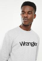 Wrangler - Big chest logo sweat - grey