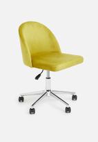 Sixth Floor - Blake office chair - mustard