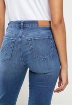 POLO - Wmn straight jean - mid wash