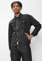 STYLE REPUBLIC - Tyga loose fit denim trucker jacket - washed black