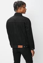 STYLE REPUBLIC - Denim trucker jacket with rips - washed black