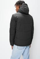 STYLE REPUBLIC - Heavyweight hooded puffer jacket - black