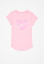 Nike - Nkg nike core heart short sleeve tee - pink 