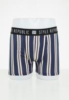 STYLE REPUBLIC - 2-Pack boxer briefs - navy & stone