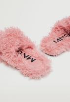 MANGO - Pelusa slipper - pink