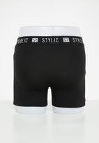 STYLE REPUBLIC - 2-Pack boxer briefs - black & navy