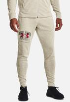 Under Armour - UA Rival Terry Athletic Department Joggers - Stone/Red