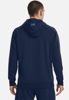 Under Armour - UA Project Rock Heavyweight Terry Hoodie - Academy Blue