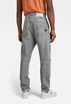 G-Star RAW - Grip 3d relaxed tapered - faded grey limestone