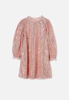 Cotton On - Lily dress up dress - dusty pink/gold